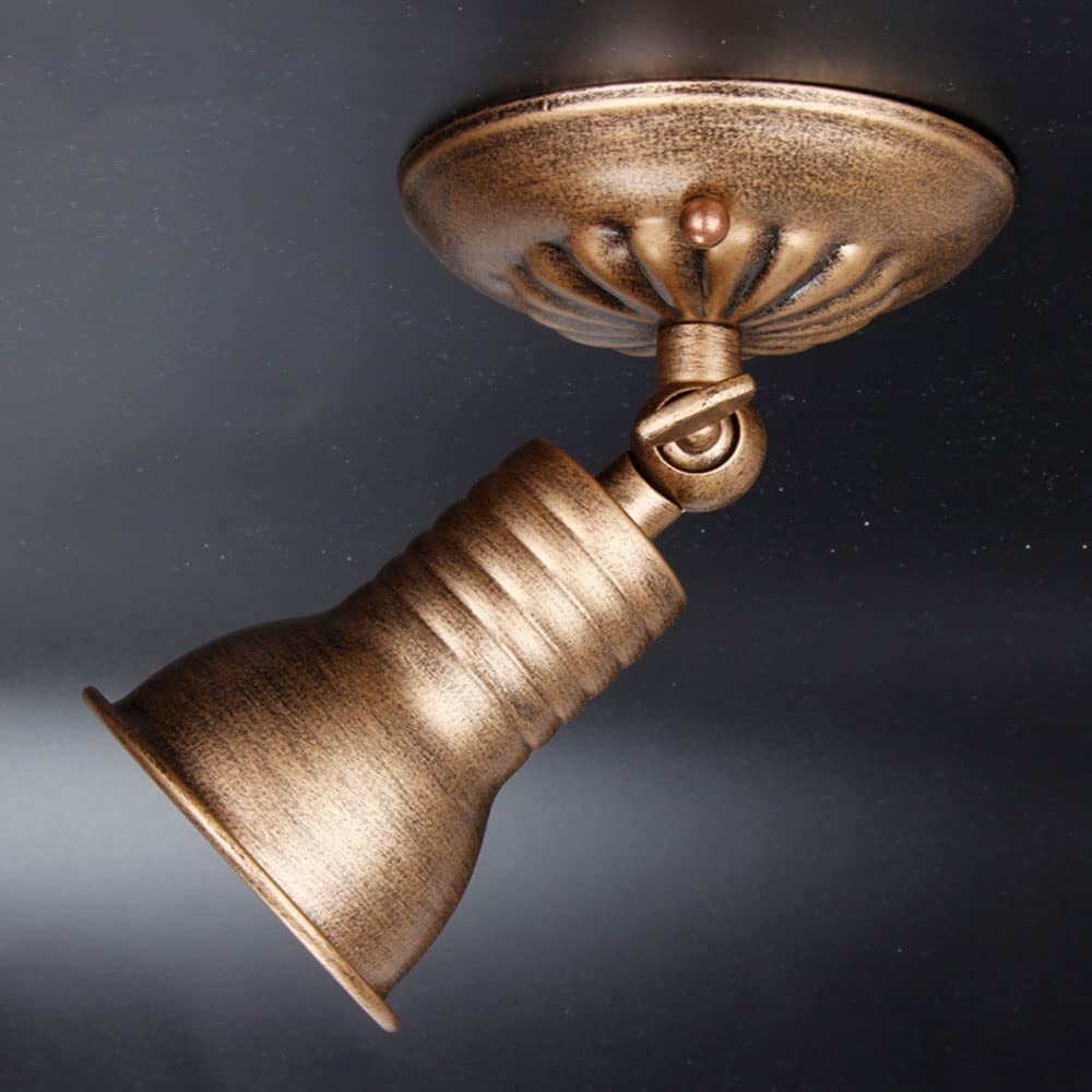 Vintage reflektor sufitowy 2 sztuki w stylu rustykalnym E27 oświetlenie wewnętrzne obrotowe lampa ścienna sufitowa do galerii