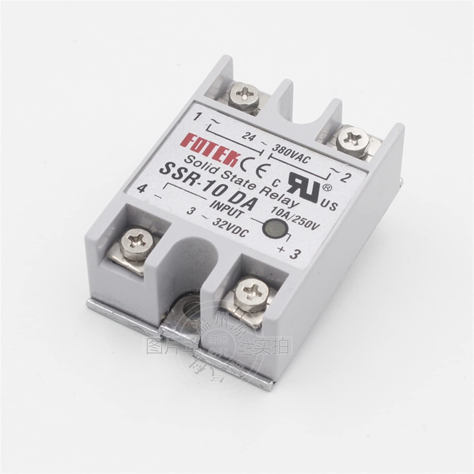 CSKWLLNBC 1pcs Solid State Relay SSR-25DA 25A SSR-10DA SSR-40DA 5-24VDC to 24-380V AC SSR 25DA6-20mA(SSR-25DA)