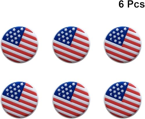 Miniatura 2 de Amosfun Raqueta de tenis Vibración Silicona Bandera Americana Raqueta de Tenis Amortiguadores de Cuerdas de Raqueta de Tenis Amortiguadores para