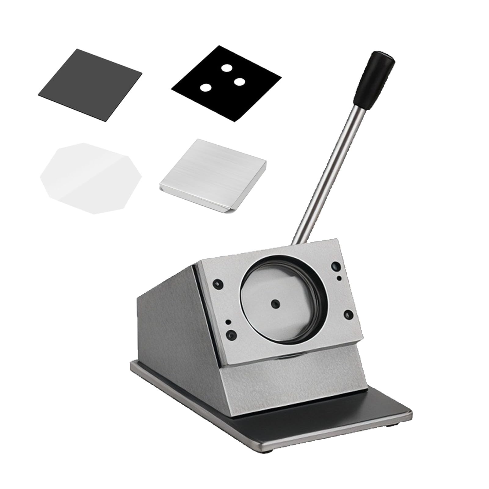 Kit Fai da Te per Magneti Fotografici, Macchina per La Creazione di Magneti,con Taglierina, per Aiutare con I Bambini, Progetti Scolastici APOSS Cutter(Acrylic*1000sets)-65 * 90mm