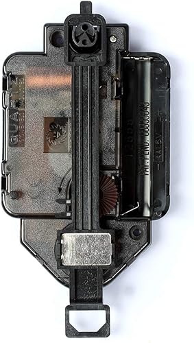 U-K Reloj de cuarzo negro Mecanismo de movimiento de péndulo Motor y accesorios DIY Unidad de accionamiento conveniente e inteligente, 2.2x4.3 in