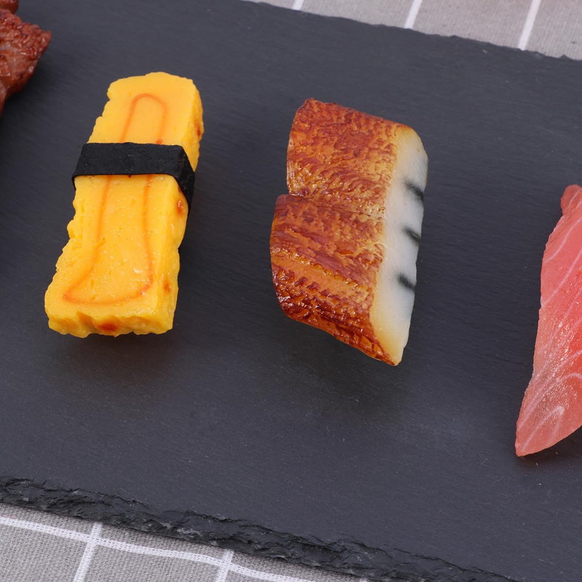 Homoyoyo Plato Rectangular Natural de Piedra, 40x20cm, para Comida