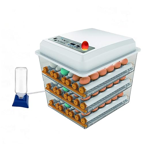 Miniatura 7 de JAEDO Incubadora de 120 Huevos para Aves de Corral con Giro de Huevos Completamente Automático y Control de Temperatura y Humedad para Pollos