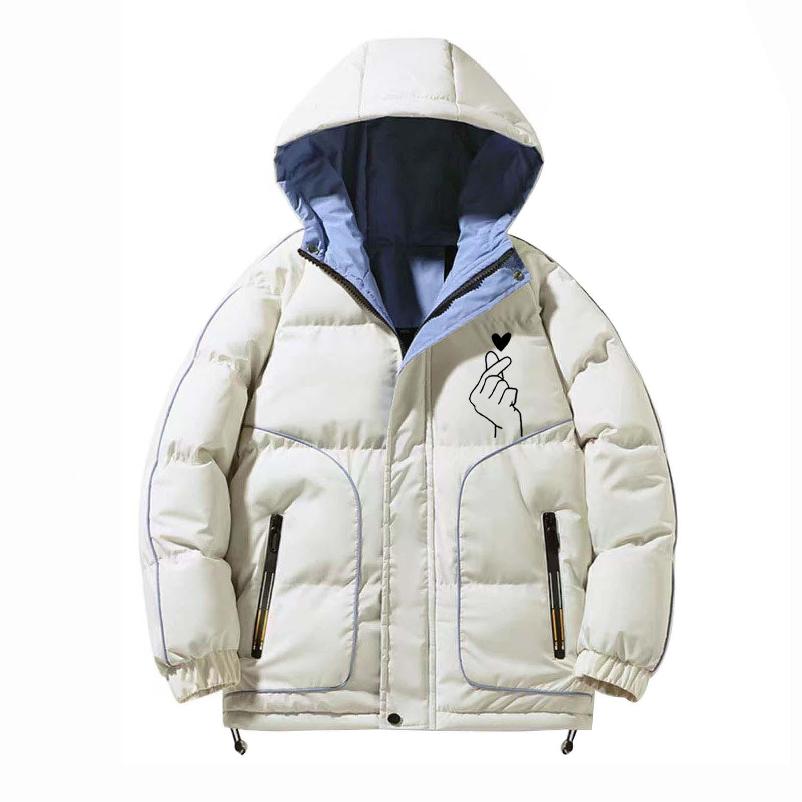 HAOLEI Cappotto con Cappuccio Parka Raggazzo Giubbotto Trapuntato da Bimbo Incappucciato Inverno Calda Abiti Abbigliamento Giubbotto Ragazzo Invernale