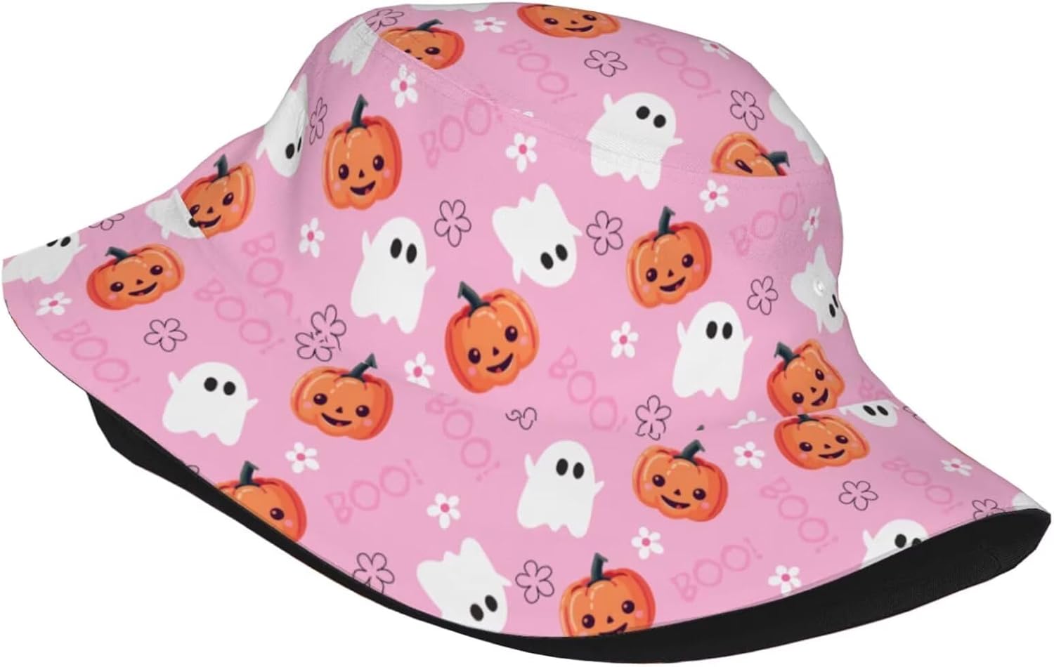 Halloween Bucket Hat for Women Men Watercolor Gothic Skull Hat Holiday Party Cap Outdoor Travel Sun Caps - Image 2