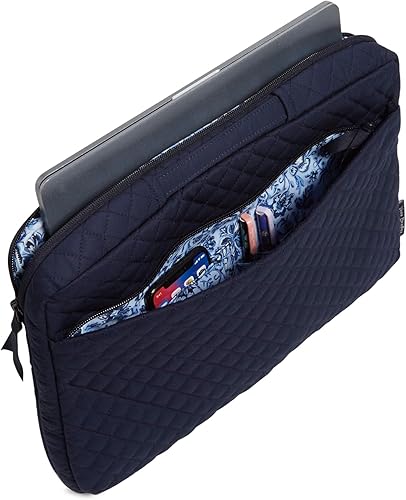 Miniatura 2 de Vera Bradley Organizador de laptop de algodón para mujer, accesorio técni