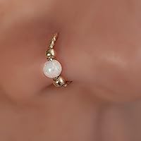 Vista 2 de Anillos de nariz - Plata y oro - Opal CutWire