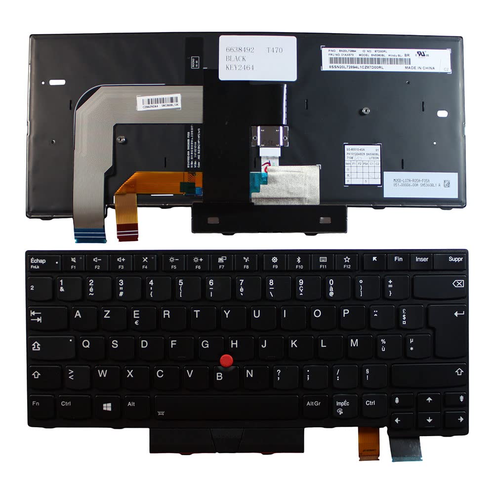 Clavier de remplacement français pour ordinateur portable 01AX573