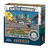 Dowdle Folk Art Seattle Mariners Jigsaw Puzzle (100  Pieces)