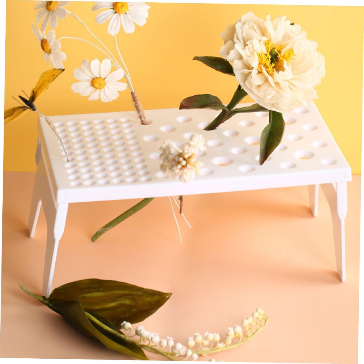 PRETYZOOM 2Pcs Fondant Flower Drying Rack Non Stick Baking Supply for Cake Decoration Baking DIY Tools Reliable Stand for Gum Paste Flowers Leaves Sugar Beads