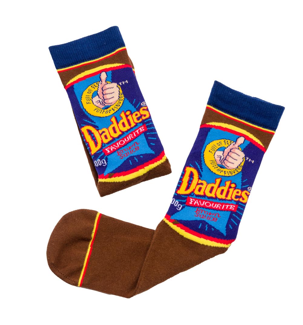 Roy's Boys Daddies Brown Sauce Crew Socks