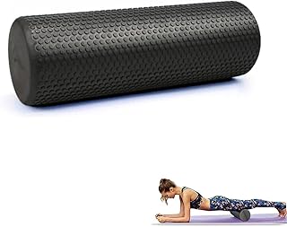 Rullo Massaggio Muscolare. Fitness Rullo in Schiuma. Eva Foam Roller. Alleviare Il Dolore, Allenare i Muscoli, Massaggio della Schiena, Gambe. 45x15cm