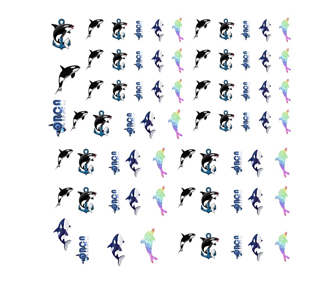 Orca Killer Whale Collection (Orca Killer Whale Nail Art