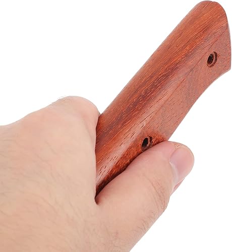 Miniatura 8 de UPKOCH 1 juego de cuchillo de cocina mango de repuesto de madera mango cortador de chef ergonómico mango de cocina mango de cuchillo de madera con