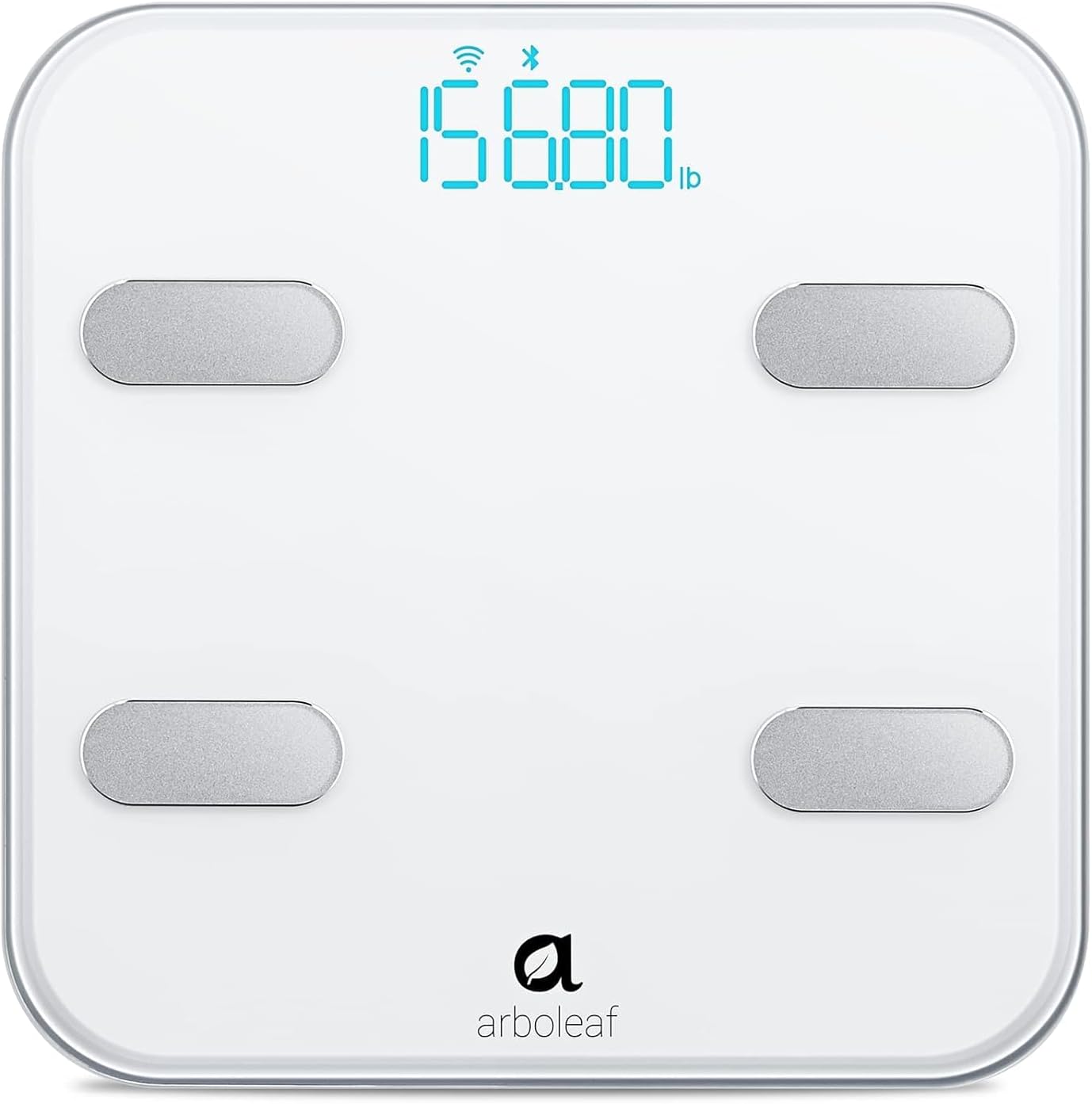 Smart Scale For Body Weight Bathroom Digital And Fat, Wi-Fi Bluetooth, Smartphone App, 14 Metrics, Wireless Cloud-Storage, Unlimited Data Users, Bmi, Bmr