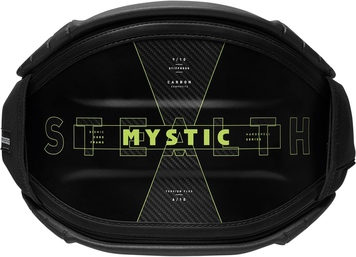 Hardshell Waist Harness STEALTH 2025 by Mystic Waterwear Kite & Wind