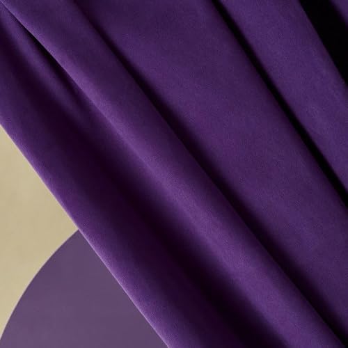 Atelier Brunette Purple 100% Cotton Gabardine Fabric, 150cm Wide - Cut per metre