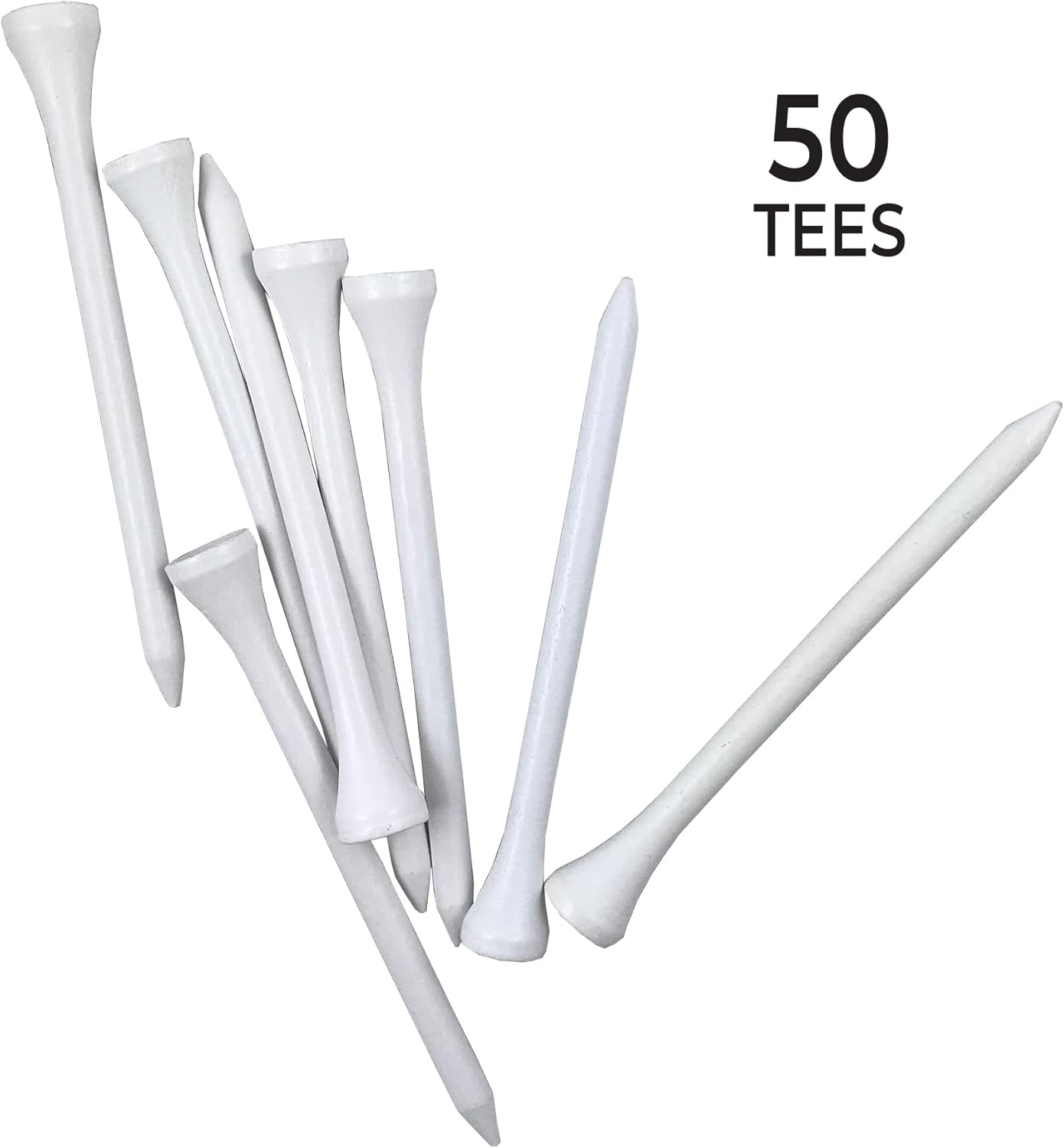 Pride (PG3145075) Golf Deluxe Tee (3-1/4 Inch, White) - 50 Count : Clothing, Shoes & Jewelry