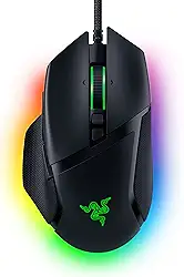 Mouse gamer ergonômico e personalizável Razer Basilisk V3, iluminação Chroma RGB, sensor óptico de 26K DPI, Classic Black