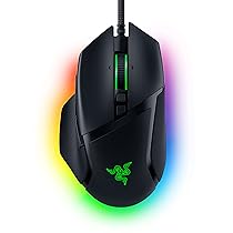 Razer Basilisk V3 – Mouse da Gioco Personalizzabile Cablato (10+1 Pulsanti Programmabili, Rotellina Inclinabile HyperScroll, Chroma RGB, Interruttori Ottici, Sensore Ottico Focus+ 26K DPI) Nero