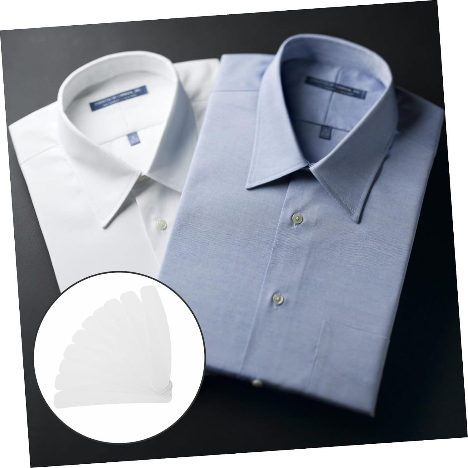 BESPORTBLE Shirt Collar Accessories Men Shirts for and Suits Collar Stays Collar Supports Collar Suit Collar