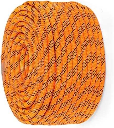 Hihone 7/16 Inch Polyester Rope, 200FT Double Braid Polyester Rope 1100LBS Working Strength, for Running Rigging, Drying, Swing