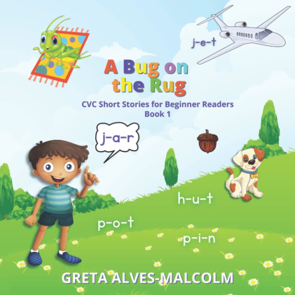 Amazon.com: A Bug on the Rug: CVC Short Stories for Beginner Readers ...