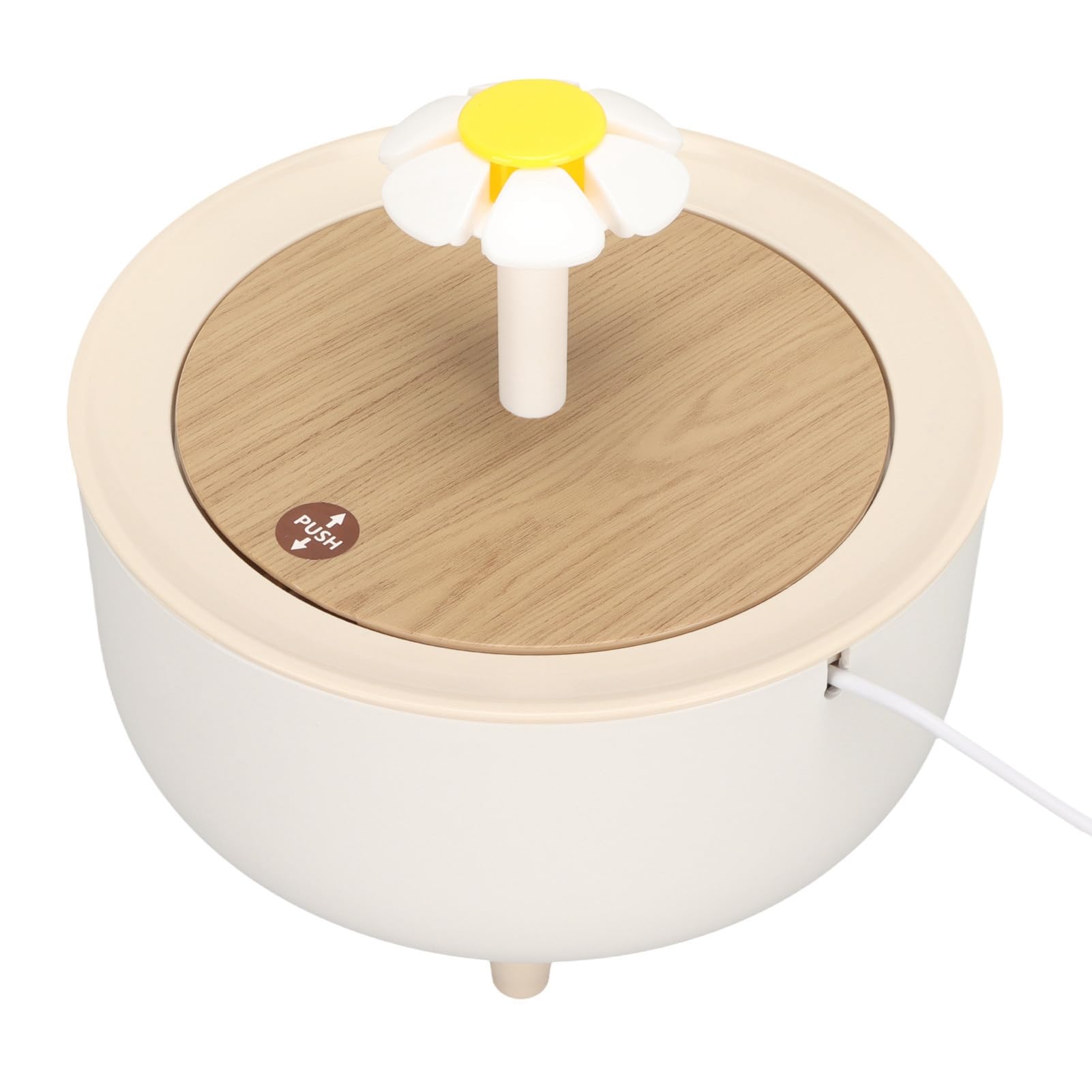 Fontana per Gatti di Filtraggio Automatico Intelligente da 2 Litri per Cani e Gatti con Interfaccia USB e Fondo Antiscivolo
