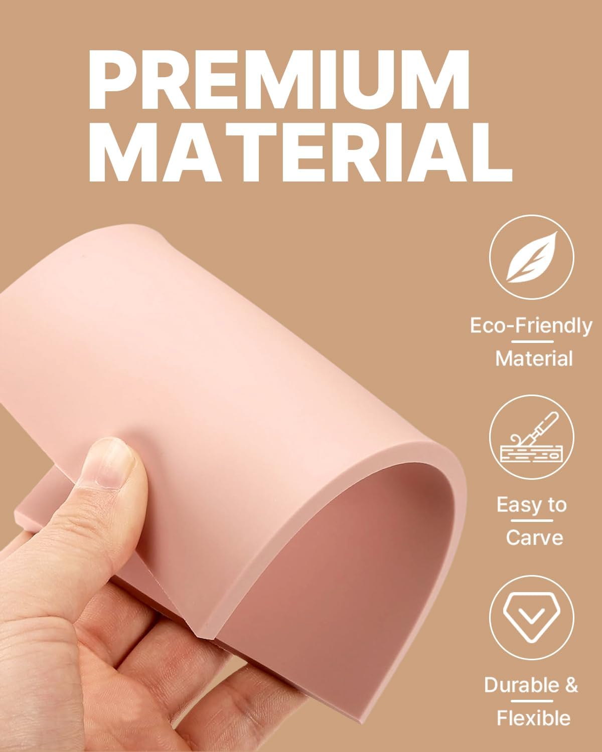 Rubber Linoleum Blocks for Printmaking: 20Pcs 4" x 6" Stamp Carving Kit - Perfect for Linocut Block Printing Supplies, Stamp Making, Craft Materials and DIY Art Projects