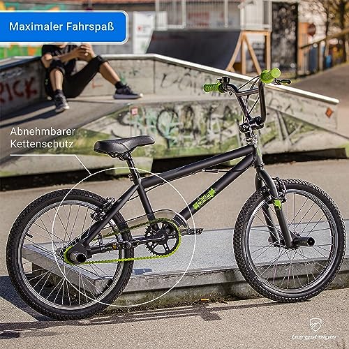 Bergsteiger Ohio 20 Zoll BMX Fahrrad mit 360° Rotor-System und Freestyle Ausstattung