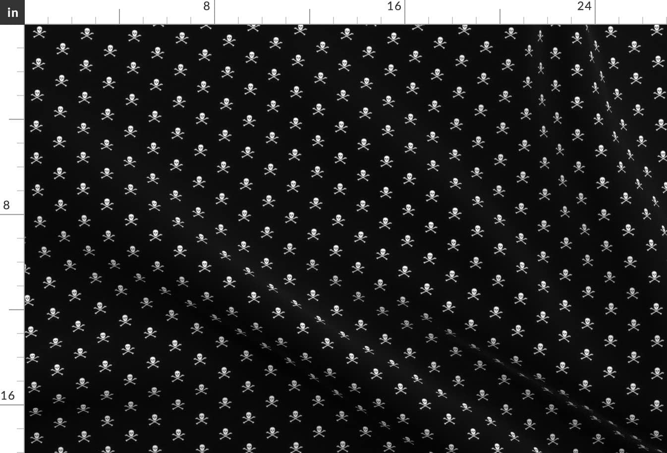 Spoonflower Fabric - White Skull Black Goth Dots Stripes Whimsical Pirate Steampunk Printed on Minky Fabric by The Yard - Sewing Baby Blankets Quilt Backing Plush