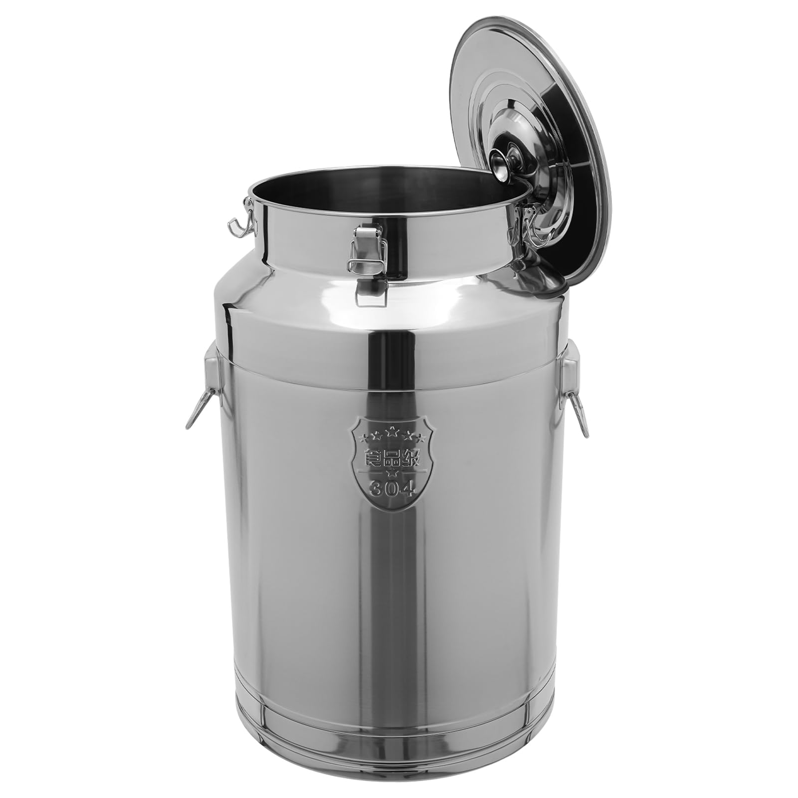 AYCDL Milk Storage Container,Stock Pot,Stainless Steel Soup Bucket/Sealed Bucket/Transportation Bucket, Tank with Tap,for Water Tea Storage Bucket,76L