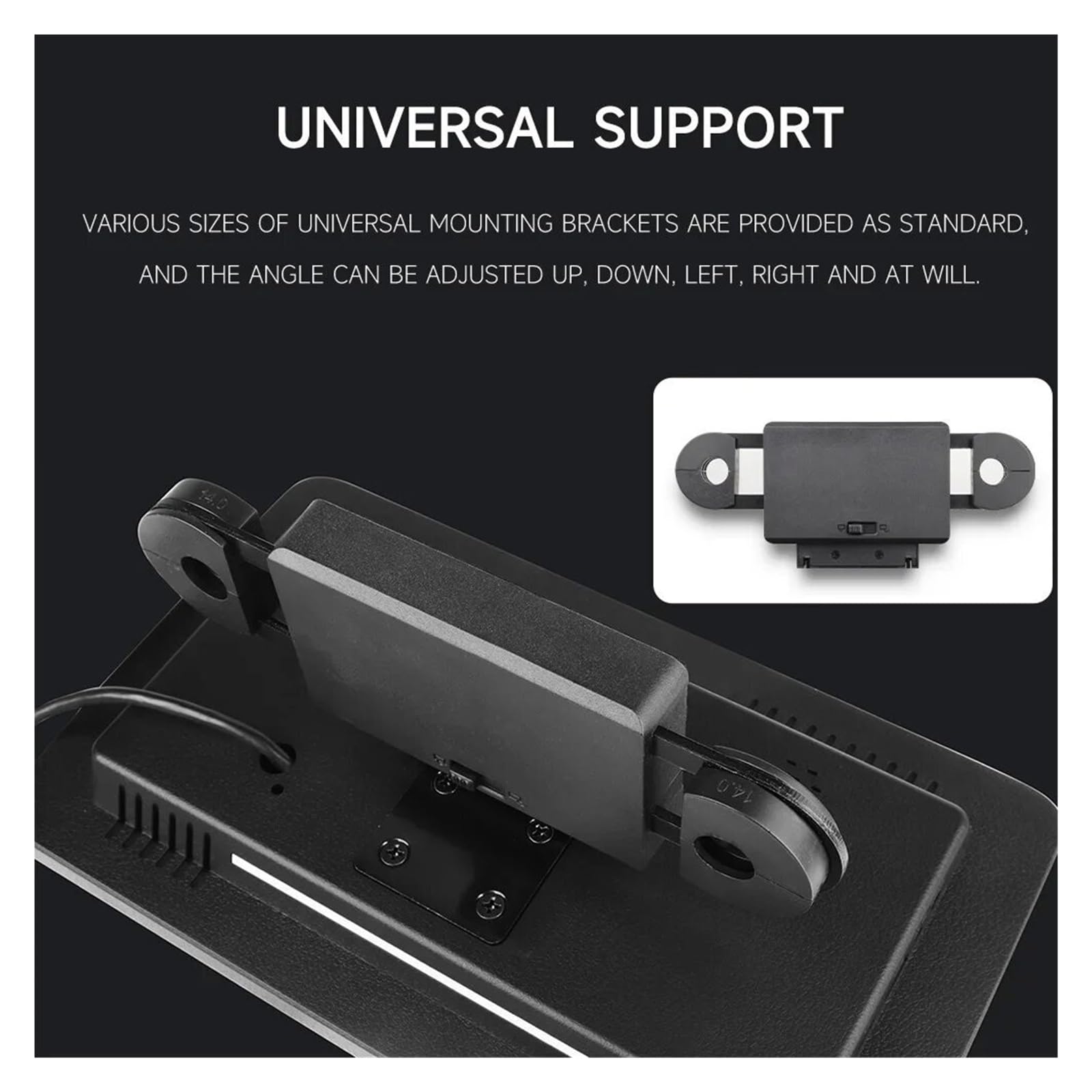 Lettore Dvd per Auto Monitor for Poggiatesta for Auto 2+32G 10.1'' Schermi Wireless for Sedile Posteriore Lettore TV Video FM BT HD Touch(2G-32G-2P)