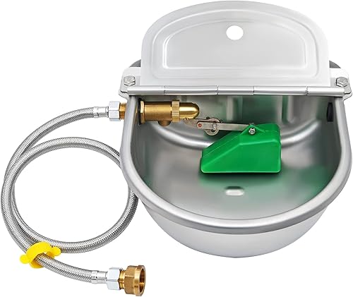 Miniatura 1 de Dispensador automático de agua para perros y pollos, dispensador de agua para perros al aire libre, alimentador de acero inoxidable 304 para