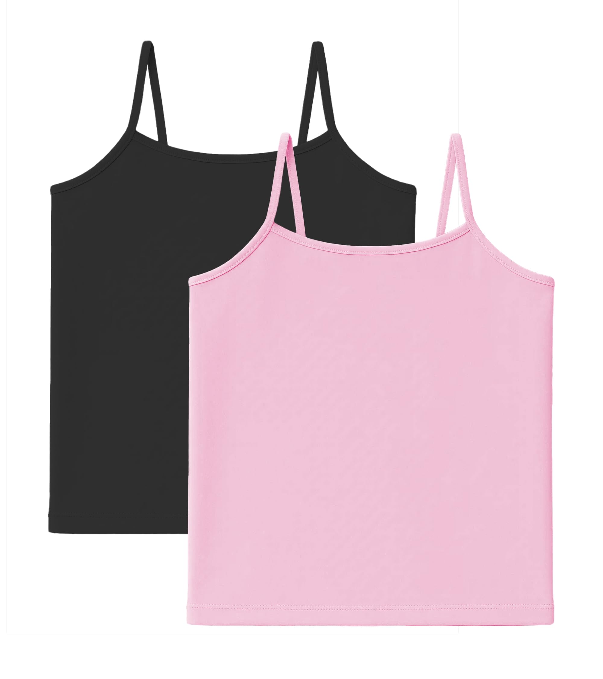 Kurve Girl’s Sleeveless Tank Top – Stretch Undershirts Cami Camisole, UV Protective Fabric, Rated UPF 50+ (Made in USA)