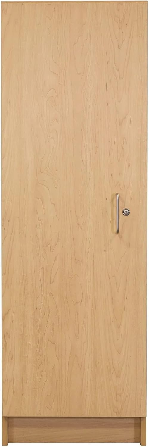 Tot Mate Single-Door Tall Cabinet - Ready-to-Assemble | Maple/Maple