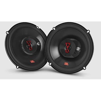 JBL Stage3 637F 3-Way Car Speaker Set by Harman Kardon - 225 Watt Car Speaker - 2 Piece Car HiFi Box Large 16 cm - 165 mm - 6