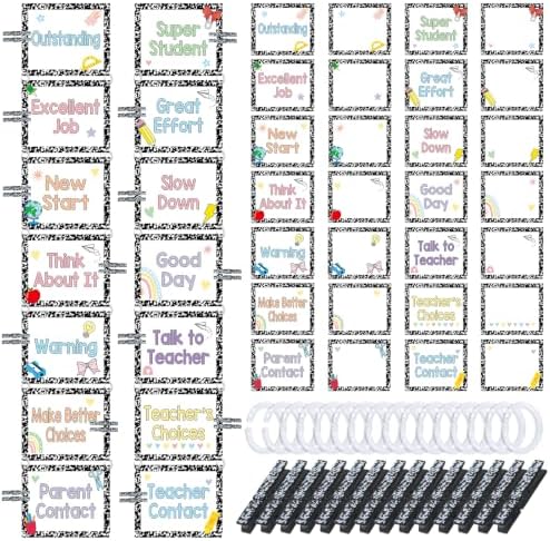 78Pcs Behavior Clip Chart Student Management Composition Classroo...
