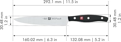 Vista 10 de ZWILLING Twin Signature - Juego de cuchillos alemanes de 3 piezas, afilados para afeitar, fabricado en una fábrica alemana propiedad de la empresa