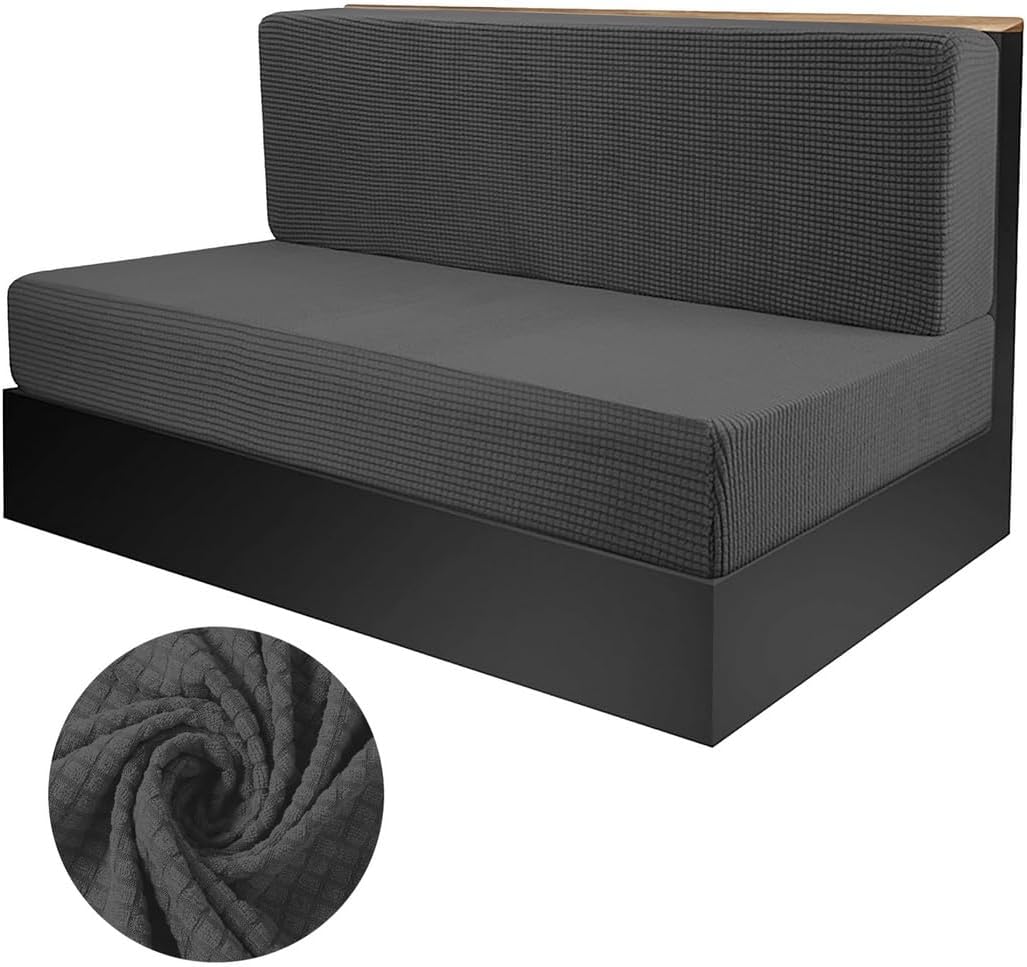 Stretchable Rv Cushion Covers, Bench & Backrest Protectors, Universal Fit for Loveseats, Machine Washable