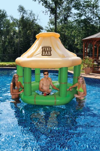 Swimline Floating Tiki Bar Pool Float,Green #TOP2