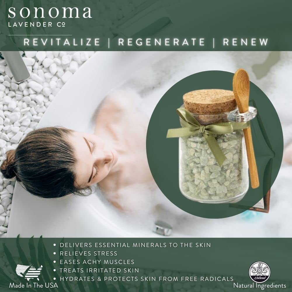 White Egret Pharmaceutical Grade Bath Epsom Salt, Lavender, 16 Ounce