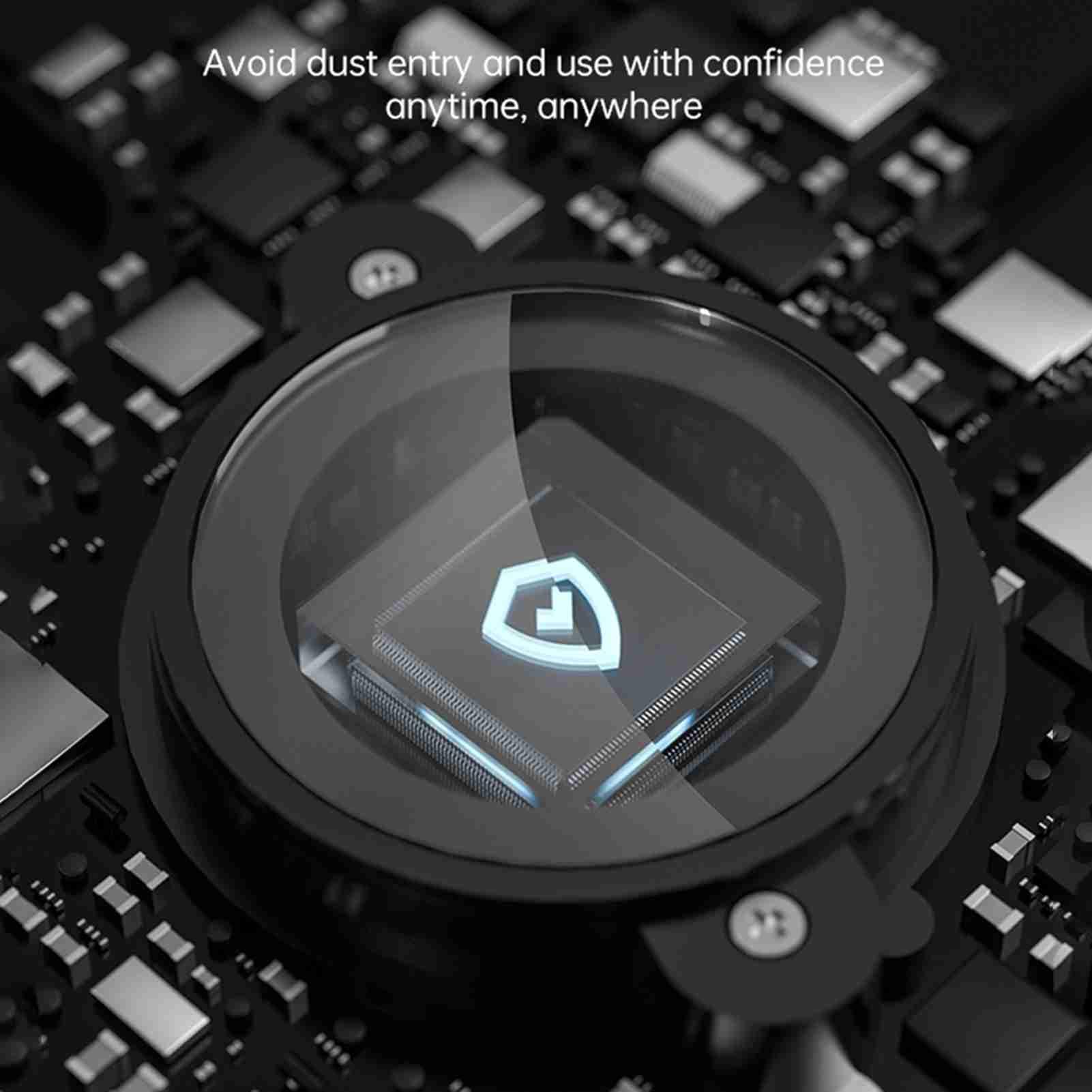 Naroote Cámara de Microscopio Digital de Alta Claridad Compatible con //OS X, Mini Microscopio de Bolsillo Recargable por USB con 8 LED Ajustables, Enfoque Manual (Stand excluido)