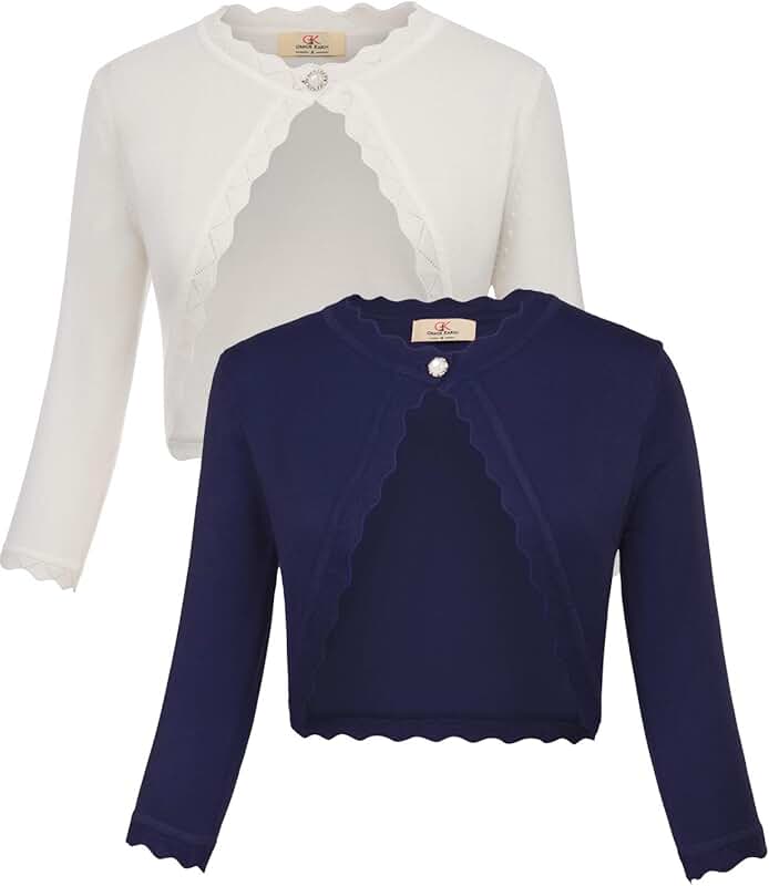 navy blue cropped cardigan