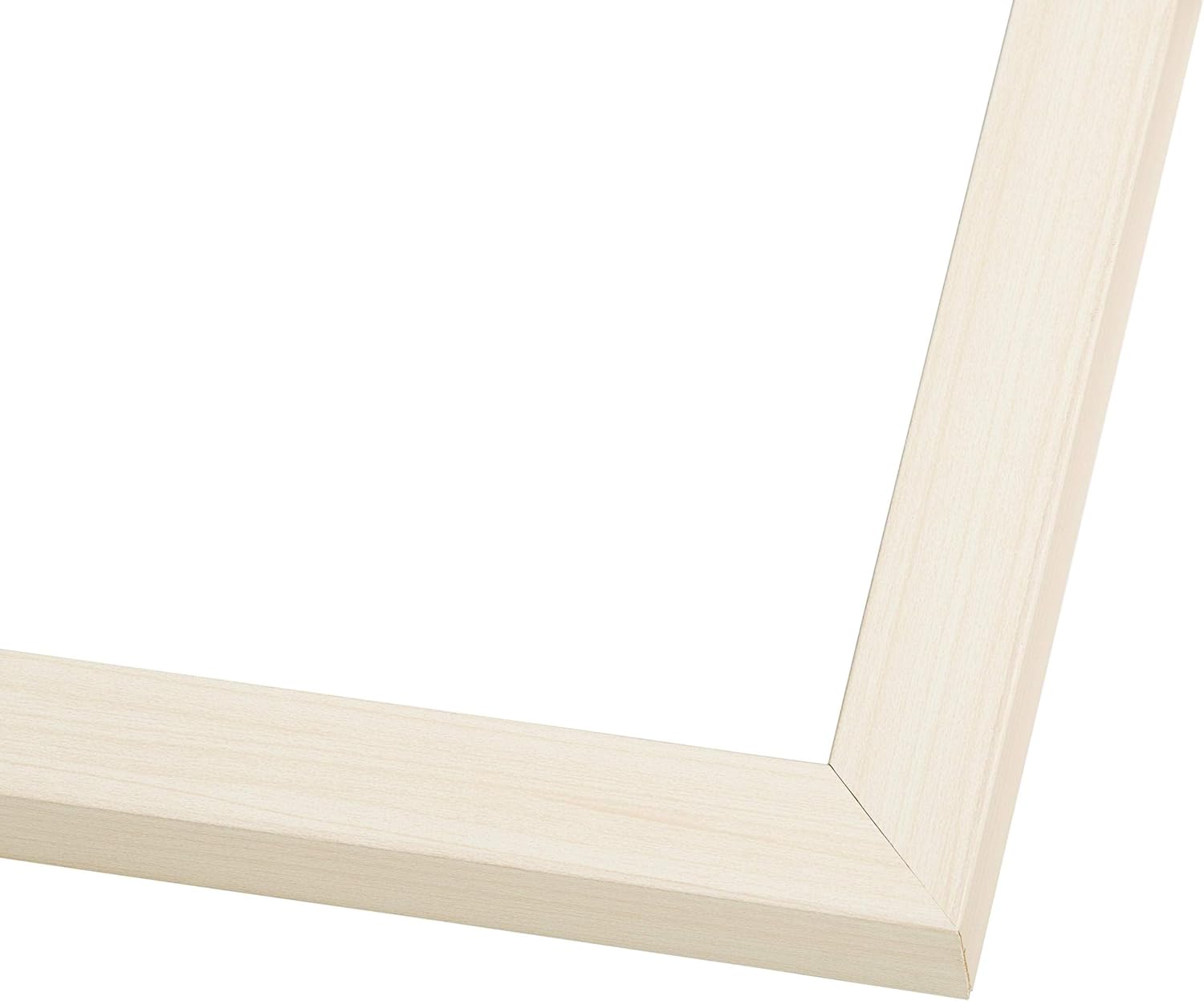 19x19 Frame Solid Wood Picture Frame Set with Peel and Stick Puzzle Glue Sheets | Interior Depth 0.5 Inches | Light Wood Traditional Puzzle Frame with UV Acrylic, Foam Backing & Hanging Hardware