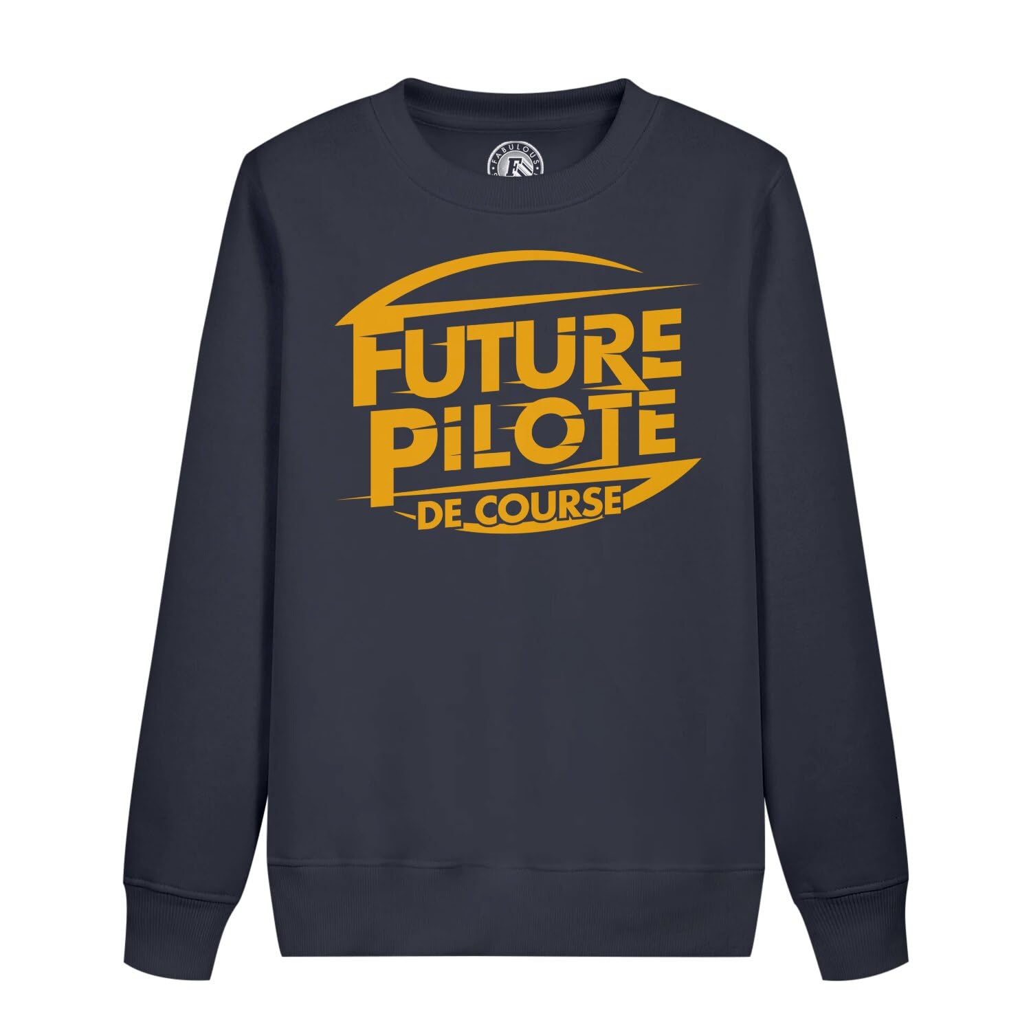 Sweatshirt enfant future pilote de course voiture sport en coton confortable
