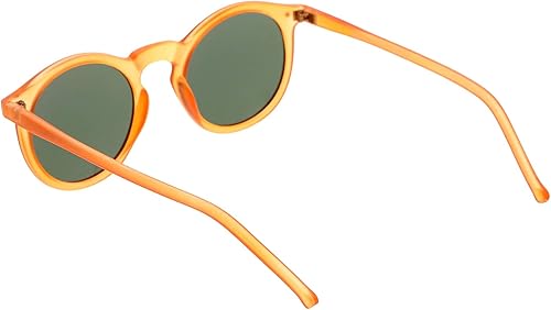 Miniatura 6 de ZeroUV P-3 gafas de sol estilo vintage, de lente redonda, montura con astas, con espacio para la nariz.