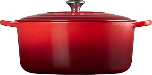 Miniatura 13 de Le Creuset 9 Qt. Signature Horno holandés redondo con pomo de acero inoxidable grabado Artichaut
