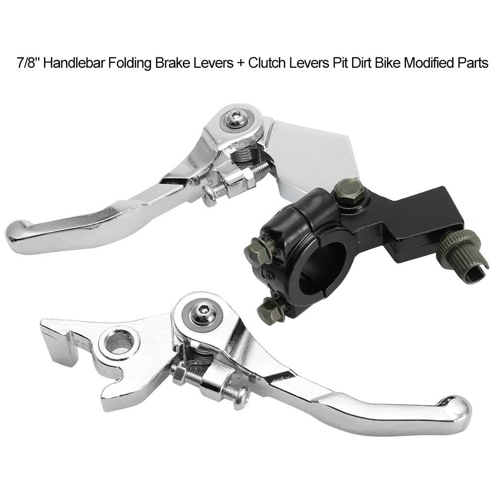 Scarico Completo Pit Bike 125 4T - Leve Freno Regolabile Leve Freno Pieghevoli In Lega Di Alluminio Pro Taper Pit Bike Leve Verdi Pit Bike 125 Pit Per Dirt Bike Parti Modificate