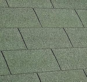 Gartenpirat GP9400 Grüne Rechteckige Dachschindeln 2 m²